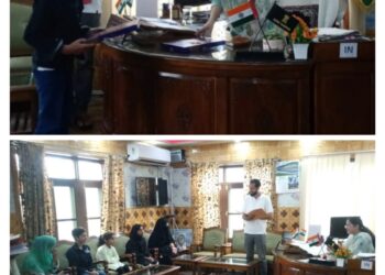 DC Kupwara Interacts with PM CARES children
