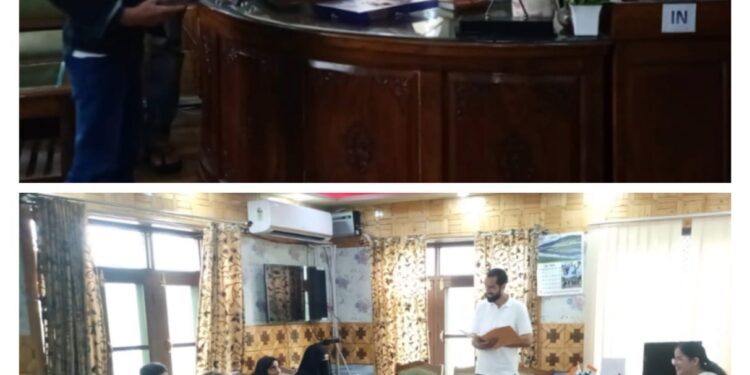 DC Kupwara Interacts with PM CARES children