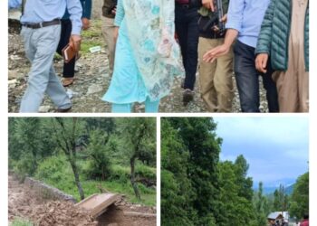 Cloud bursts, heavy rains, triggers floods in Zurhama, Jumgund areas of Kupwara