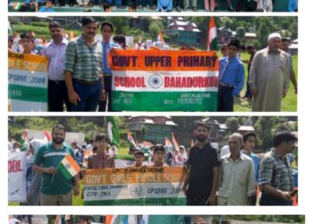 AKAM: Tiranga Rallies held at Teetwal close to dividing line, attract the attention of people moving on other side of LOC