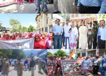 DC Kupwara flaggs-Off Tiranga rally at Kupwara