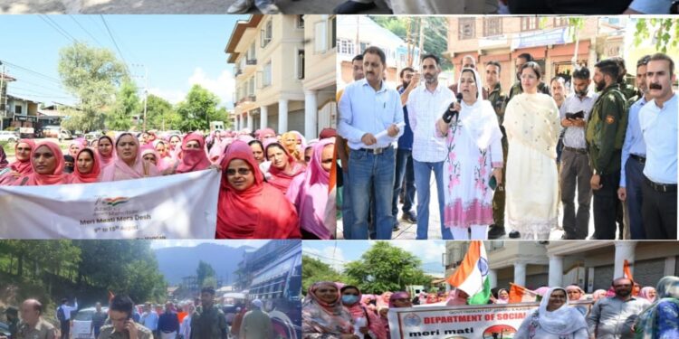 DC Kupwara flaggs-Off Tiranga rally at Kupwara