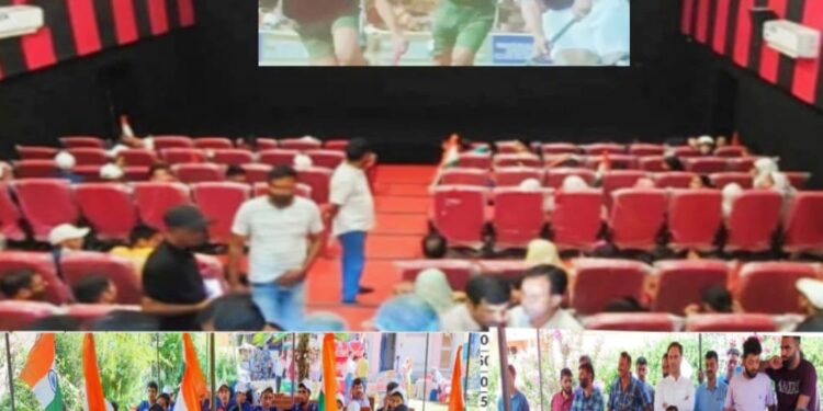 Handwara’s three decade long wait ends, First Movie screened at Cinema Hall at Handwara