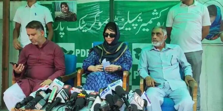 Mehbooba Mufti terms Azad’s Remarks on Muslims of India as regrettable, says it echoes the RSS BJP Ideology that is manifesting in atrocities on Muslims in the country