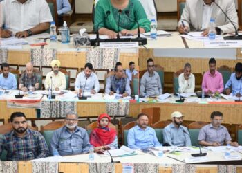 DDC Kupwara chairs DLRC/DCCDirects officers, bankers to ensure grassroot awareness of Government schemes