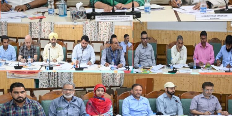 DDC Kupwara chairs DLRC/DCCDirects officers, bankers to ensure grassroot awareness of Government schemes