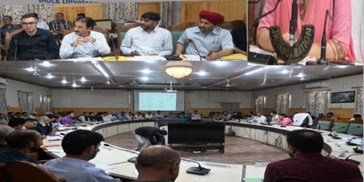 DC Kupwara reviews progress under Capex Budget, District developmental deliverables