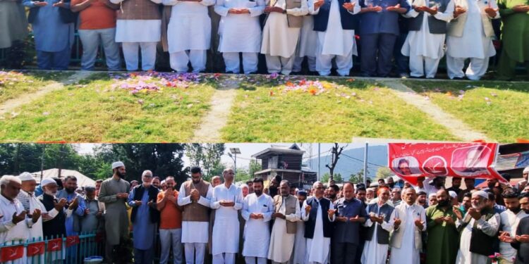 JKNC Commemorates 21st Death Anniversary of Mushtaq Ahmad Lone & Ghulam Mohiudin Lone