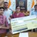 DC Kupwara hands over cheque of Rs.3.66 crore for payment under Lower Education Assistance scheme
