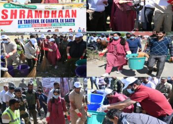 Extensive cleanliness Drive under Swachhta Hi Seva Campaign across Kupwara.