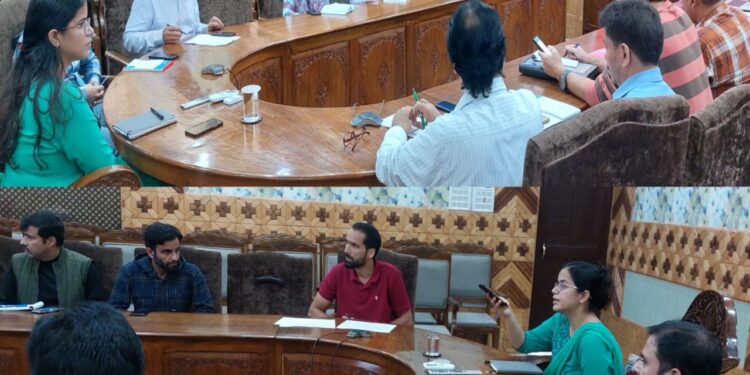 DC Kupwara reviews progress under AB-PMJAY, JK-Sehat Scheme