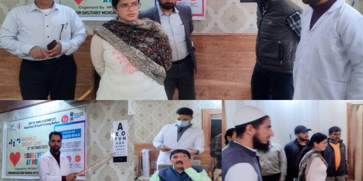 World Sight Day: DC Kupwara inaugurates Special Eye Screening Camp