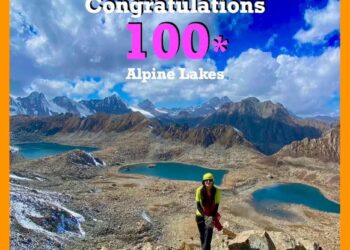 Meet Dr.Nahida: A dermatologist who has explored 100 Alpine lakes