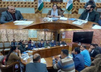 DC Kupwara reviews progress under JJM