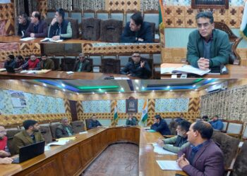 ADDC Kupwara chairs meeting of District Environmental Plan preperation