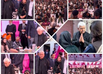 LG Manoj Sinha visits Poonch, extends condolences to Dr Shenaz Ganai on the demise of her mother