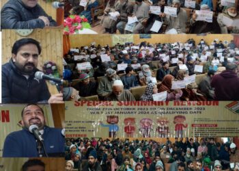 Awareness-cum-Enrollment camp for PWD voters under SVEEP held at Kupwara