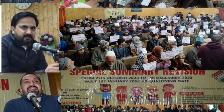 Awareness-cum-Enrollment camp for PWD voters under SVEEP held at Kupwara