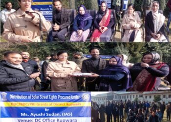 Distribution of Solar Street Lights in District Kupwara