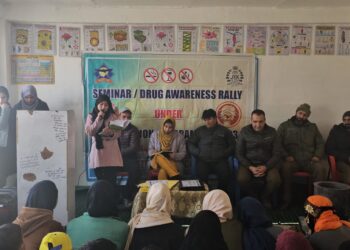 Drug Abuse Awareness Seminar and Rally by Kralpora Police Station