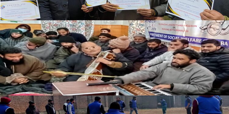 Department of Social welfare kupwara organizes cultural/sports activities under VYOM-2023