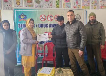 Drug Abuse Awareness Seminar and Rally by Kralpora Police Station