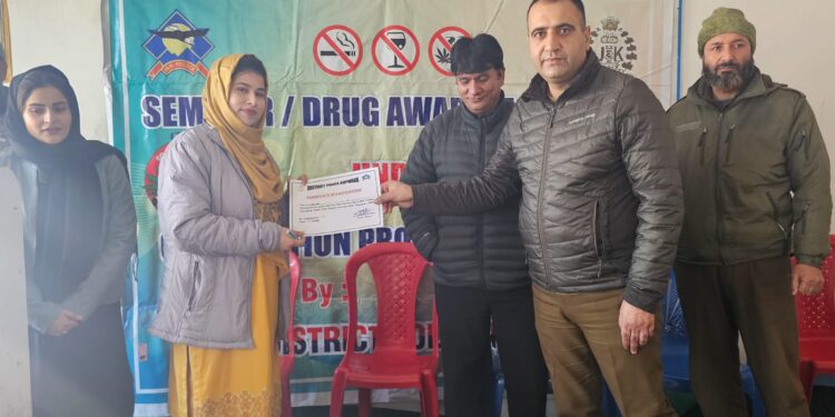 Drug Abuse Awareness Seminar and Rally by Kralpora Police Station