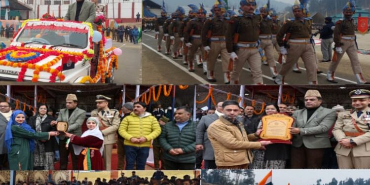Republic day celebrated across Kupwara district with great enthusiasm and fervour