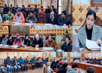 DC Kupwara reviews status of Panchayat Electoral Roll Revision 2024