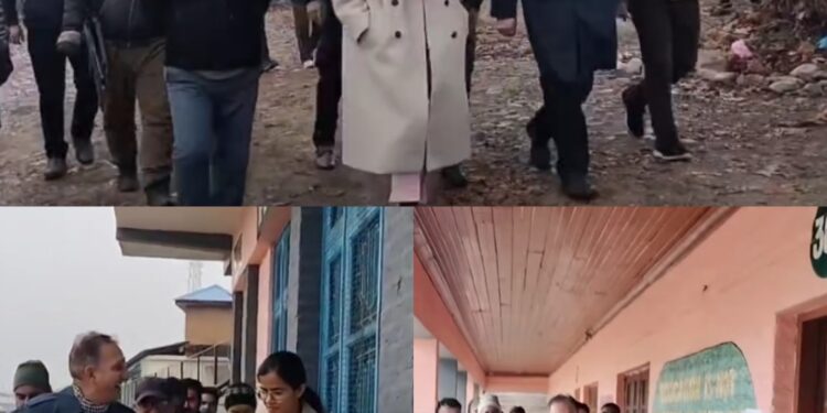 Kupwara: Accounts Assistant Exam held smoothly at 46 centers ; DC visits several examination centers