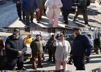 DC conducts extensive tour of Kupwara Town