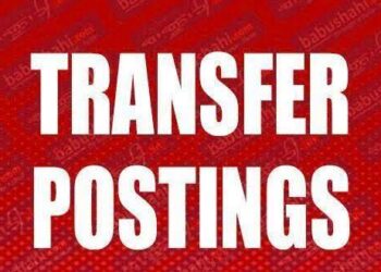 J&K Govt ordered transfer and posting of 38 officers