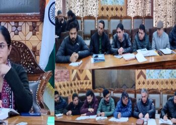 DDC Kupwara reviews progress of ongoing works under JJM