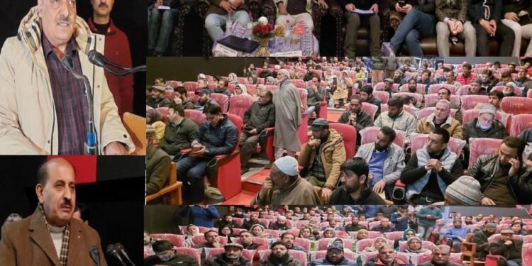 Administrative Secretary convenes Mega Public Darbar at Handwara, assesses public grievances.