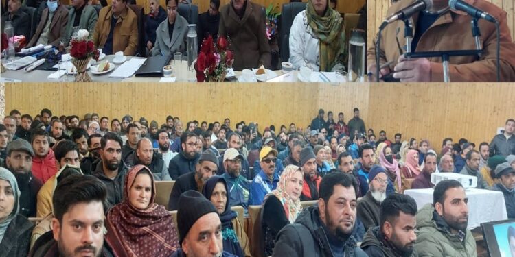 Sarmad Hafeez presides over Mega Public Darbar at Town Hall Kupwara