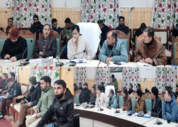LS polls: DC Kupwara chairs election preparedness meeting, emphasizes for all necessary arrangements