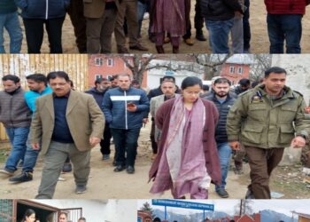 DC Kupwara visits various polling stations to take stock of arrangements