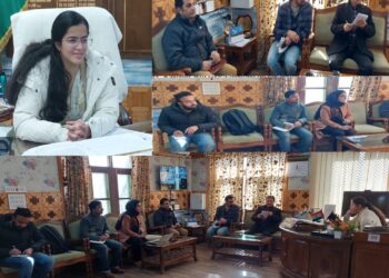 DC Kupwara chairs DGRC meeting to review grievances, implementation of AB- PMJAY