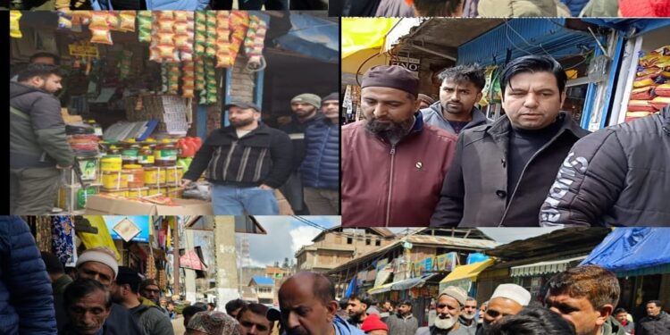 Admin intensifies Market checking at Kupwara and other towns of district