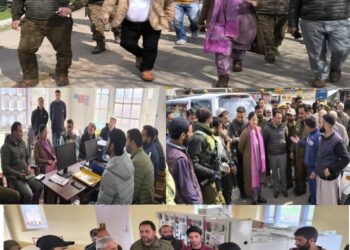 Lok Sabha Elections- 2024:DEO Kupwara inspects Polling stations, Strong room at Lolab