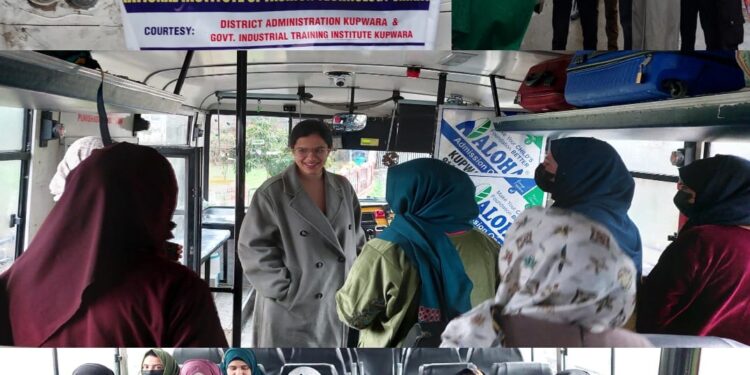 DC Kupwara flags-off group of Women for 2 Month’s training at NIFT Srinagar
