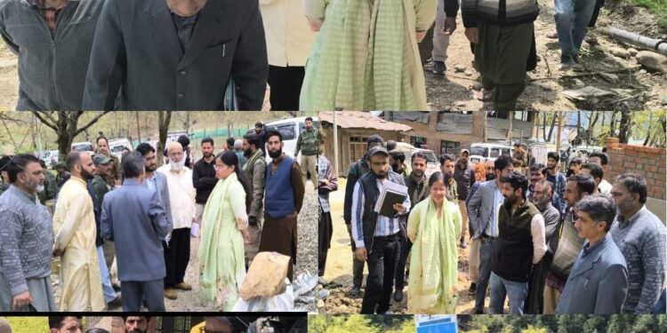 DC Kupwara conducts day long extensive Tour of Lolab, other areas,Inspects several ongoing WSS