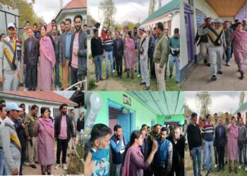 Lok Sabha Election-2024:DEO Kupwara conducts inspection of Polling stations at Trehgam, Kralpora, Chowkibal