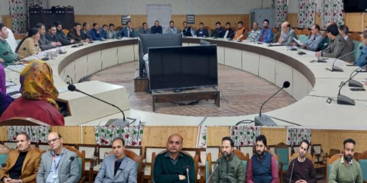 DC Kupwara reviews progress of ABPS under MGNREGA