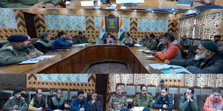 DEO reviews preparations for LS polls in Kupwara