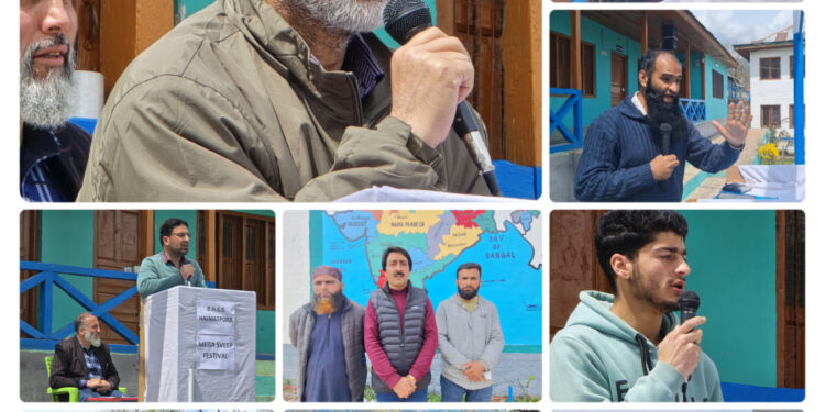 LOK Sabha Elections- 2024: District admin organizes Voters Awareness Programmes under SVEEP at Govt . Higher Secondary School Halmatpora.