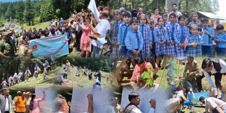 Kamraj Forest Division Kupwara Organizes Plantation Drive and Trekking Event Under SVEEP Initiative