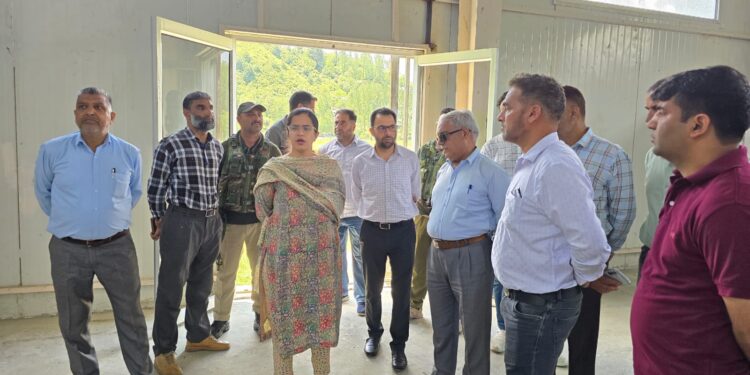 DC Kupwara inspects ISC Galizoo, other sports infrastructure, directs concerned Officers to expeditiously complete the Project