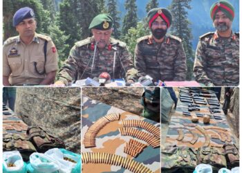 Three Heavily Armed Terrorists Neutralized in Kupwara: Joint Operation Foils Infiltration Attempt