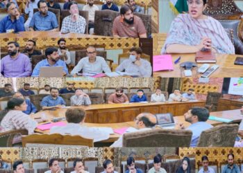 DC Kupwara chairs meeting regarding formulation of GIS based Master plan for Kupwara town